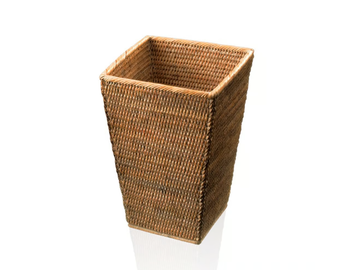 BASKET KK - Rattan bathroom waste bin by DECOR WALTHER - view 2